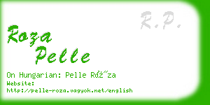 roza pelle business card